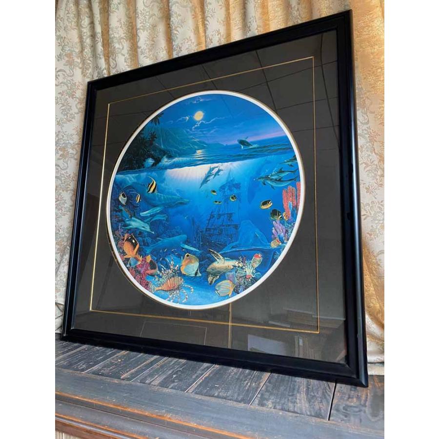 ラッセン版画 「ホエール ソング」