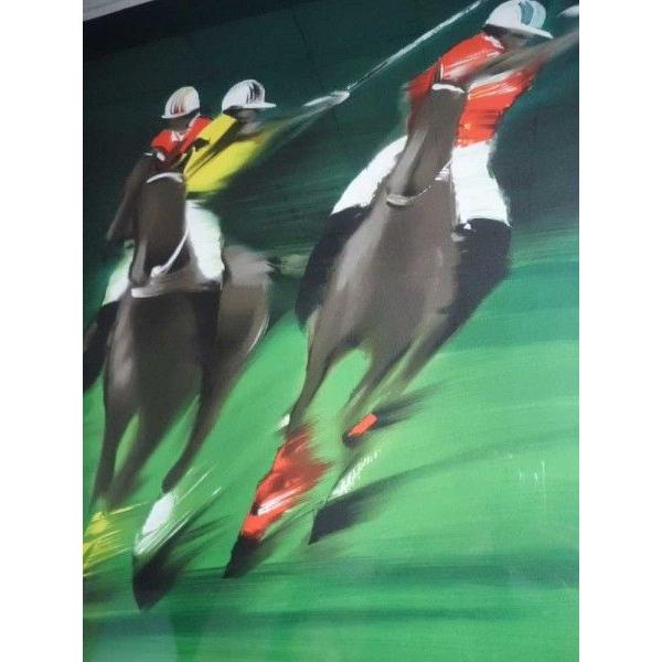 ビクトール・スパン　ポロ　オーガロ　133/300 箱付き　リトグラフ　絵画 リトグラフ版画 ビクトール・スパン 「ポロ」 商品番号34110303- 絵の