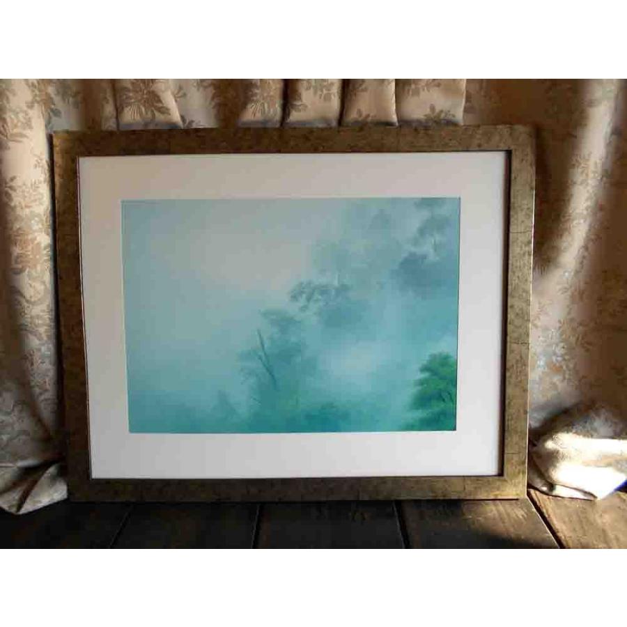 東山魁夷 霧深き谷／絵画 複製画 : 古都-京都 掛け軸専門店文永