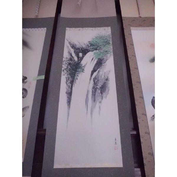掛け軸　滝　(肉筆) 掛け軸 滝 (肉筆) 掛け軸 滝 (肉筆) 楽天市場】掛け軸 滝の通販