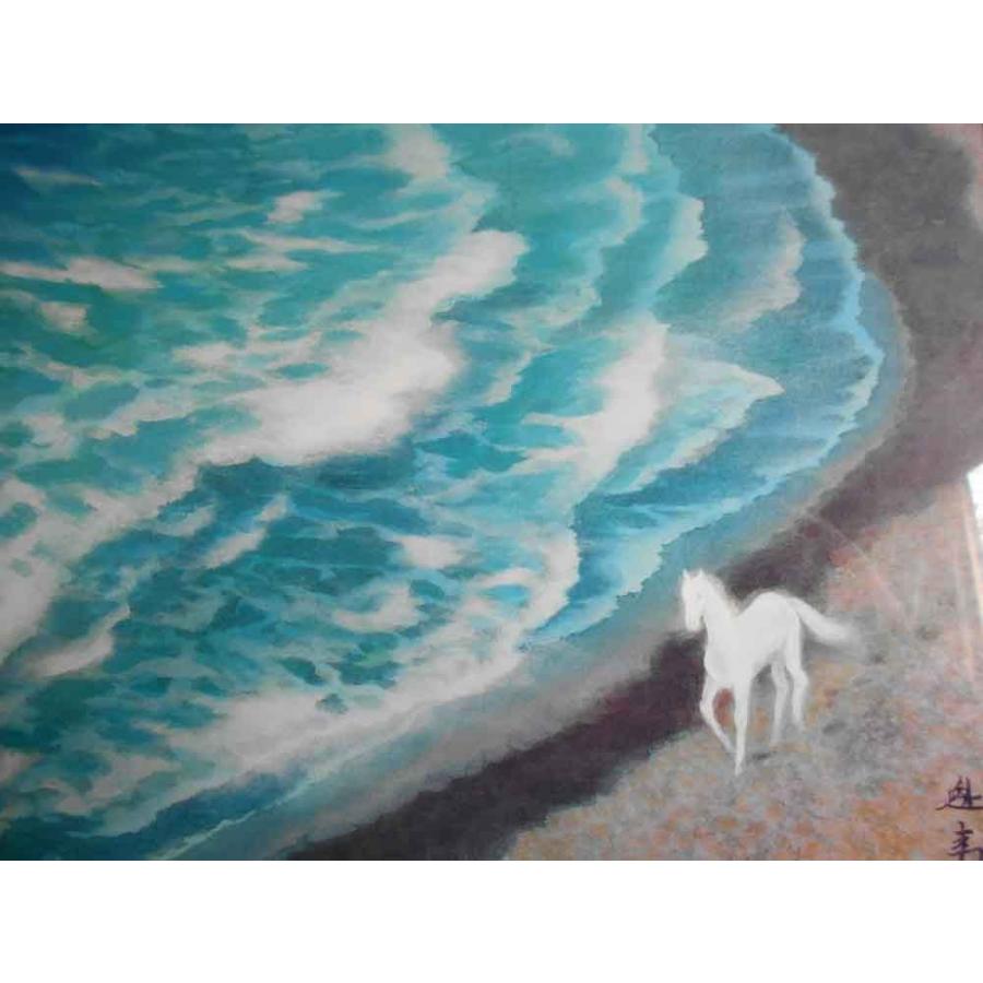 東山魁夷 風吹く浜 絵画 複製画 : 古都-京都 掛け軸専門店文永堂 東山魁夷 風吹く浜 絵画 複製画 : 古都-京都 掛け軸専門店文永堂