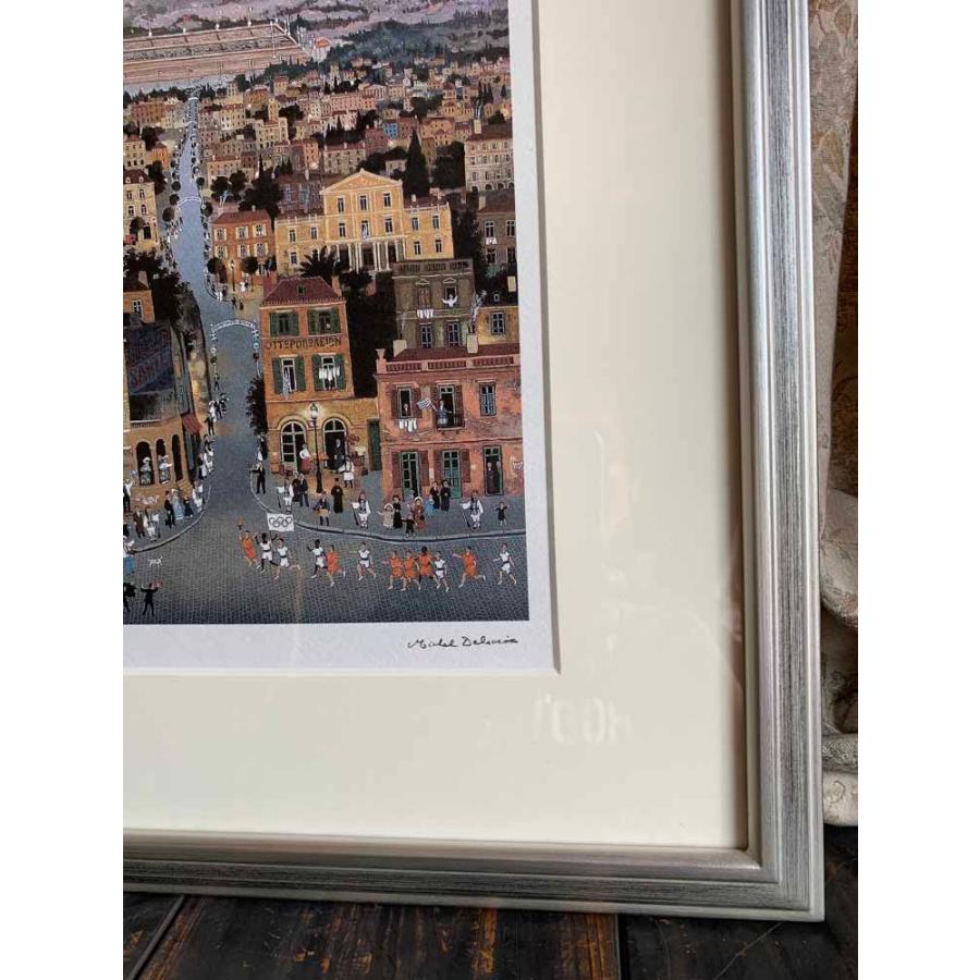 版画 ミッシェル・ドラクロワ／アテネ・オリンピック リトグラフ