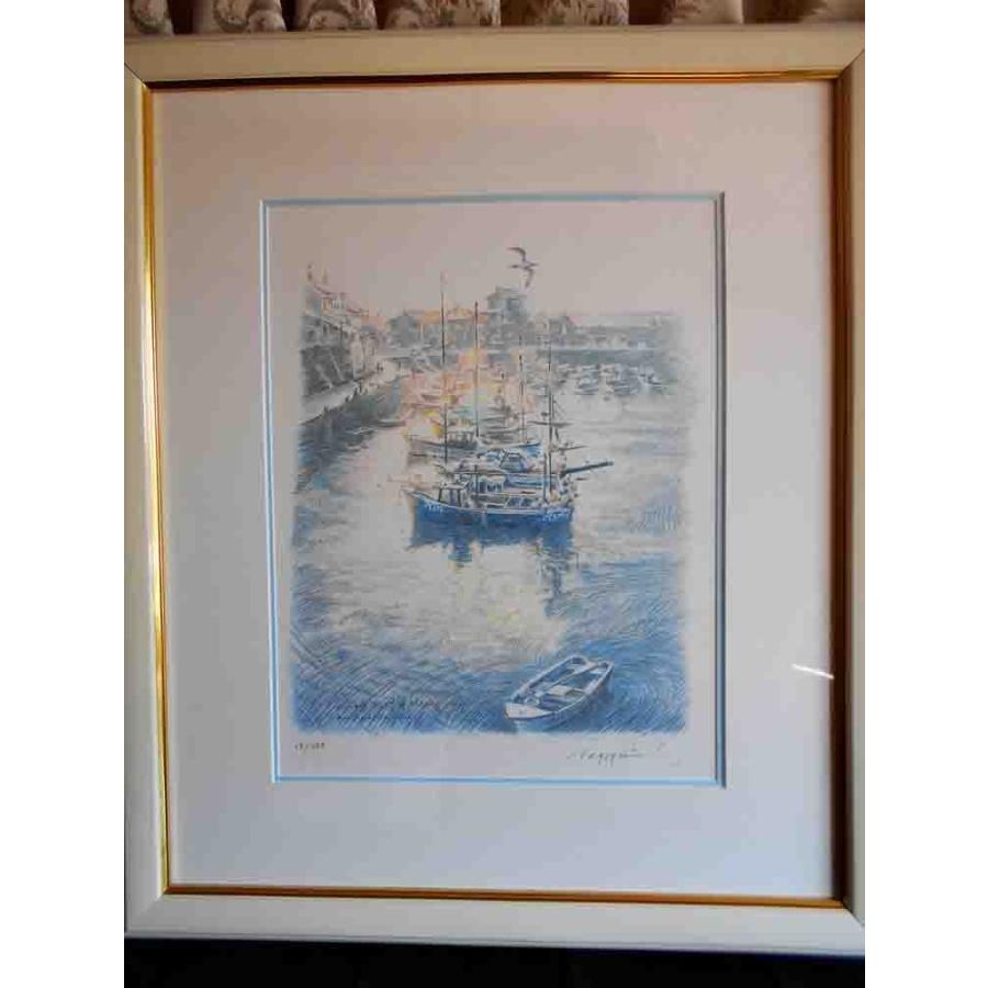 笹倉鉄平 フィッシングボード／絵画 版画 シルクスクリーン 全国送料