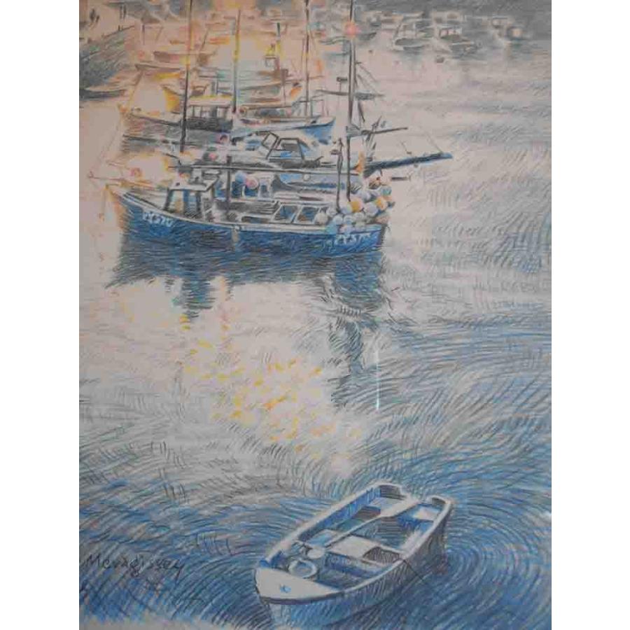 絵画004 高砂淳二 絵画(ダイヤモンド・スクリーニング) Waving Blueー