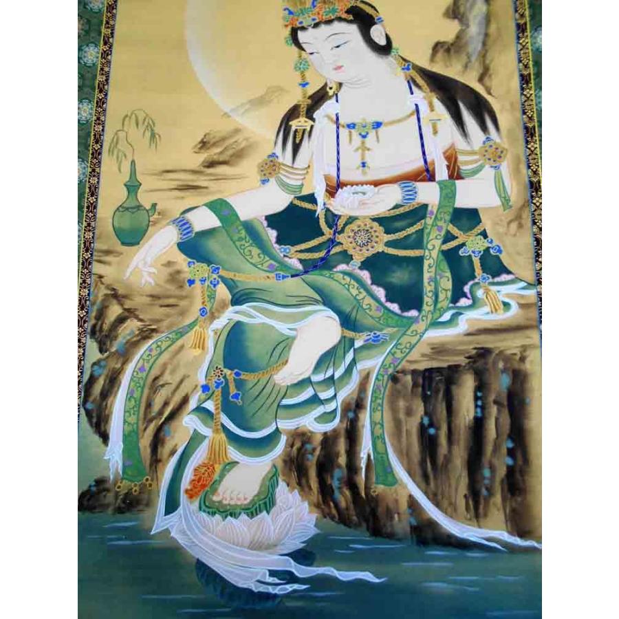 掛け軸☆岩上観音☆送料無料☆