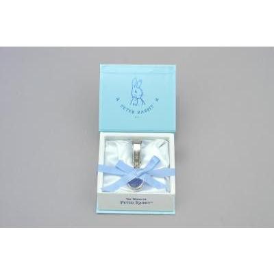 ベビースプーン 　名前入り 純銀　ピーターラビット 出産祝い ベビーギフト 満一歳の記念品