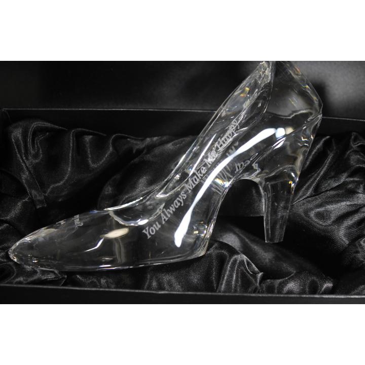 プロポーズ 名入れガラスの靴ハイグレードタイプ シンデレラシューズ 結婚祝い クリスタルハイヒール 誕生日プレゼント High Heeled Ch 1 アトリエkana ヤフー店 通販 Yahoo ショッピング