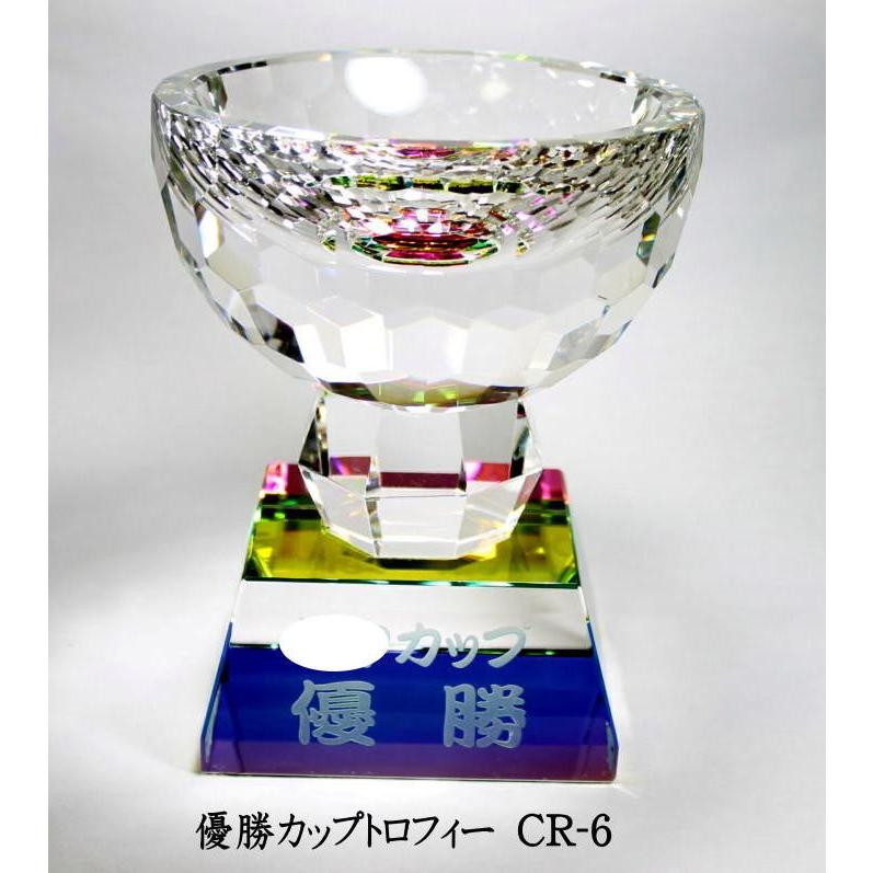 クリスタルトロフィー Cr 6 優勝カップ 優勝トロフィー卒団記念品 先生への記念品 卒業記念品 Trophy Cr6 アトリエkana ヤフー店 通販 Yahoo ショッピング