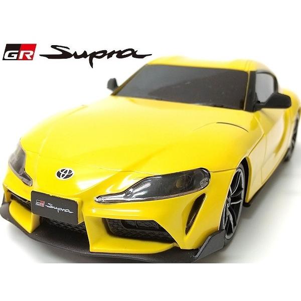 ラジコンカー トヨタ Gr スープラ Toyota Supra スポーツカー 1 24rc 27mhz Pc イエロー 送料無料 通常地域