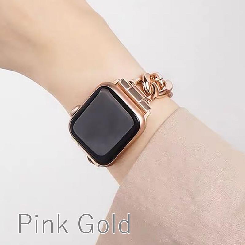 Apple Watch バンド ベルト チェーン 女性 交換 アップルウォッチ アクセサリー Ap Velt Chain Akindoヤフーショッピング店 通販 Yahoo ショッピング