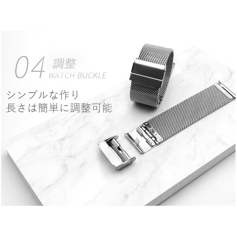 腕時計ベルト 時計バンド メッシュ ステンレス ステンレス 腕時計ベルト 時計バンド メッシュ ステンレス ステンレス