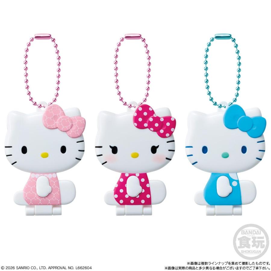 ハローキティ　マルハン根付け　6個セット 6個セット ハローキティ ミラーコレクション付きグミ 知立倉庫