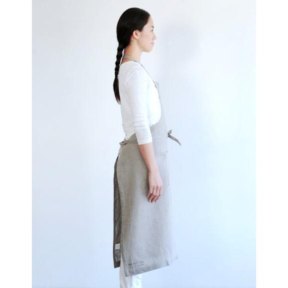 fog linen work（フォグリネンワーク） リネンフルエプロン ナチュラル