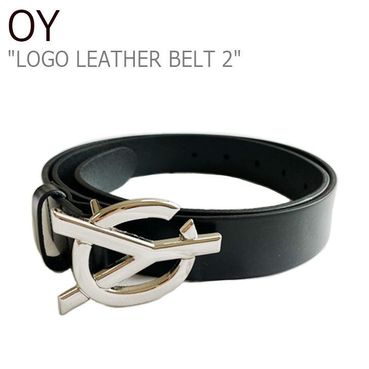 レビュー高評価の商品 メンズ Oy ベルト オーワイ レザー素材 Oyロゴベルト 韓国ベルト オーワイロゴベルト レディース Acc F255xx ブラック Black レザーベルト2 ロゴ 2 Belt Leather Logo 財布 帽子 ファッション小物 Aquabarroso Com