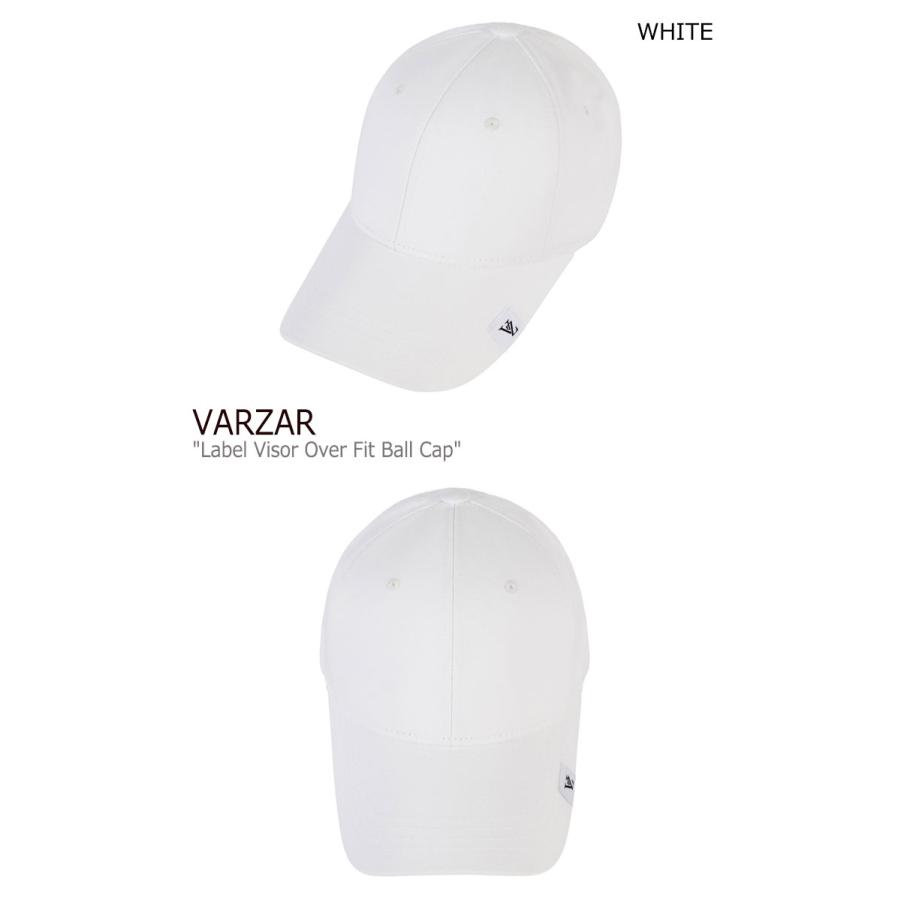 【即納/国内配送】バザール キャップ VARZAR 正規販売店 Label Visor Over Fit Ball Cap ラベル バイザー オーバーフィット ボールキャップ varzar647/8 ACC｜a-labs｜02