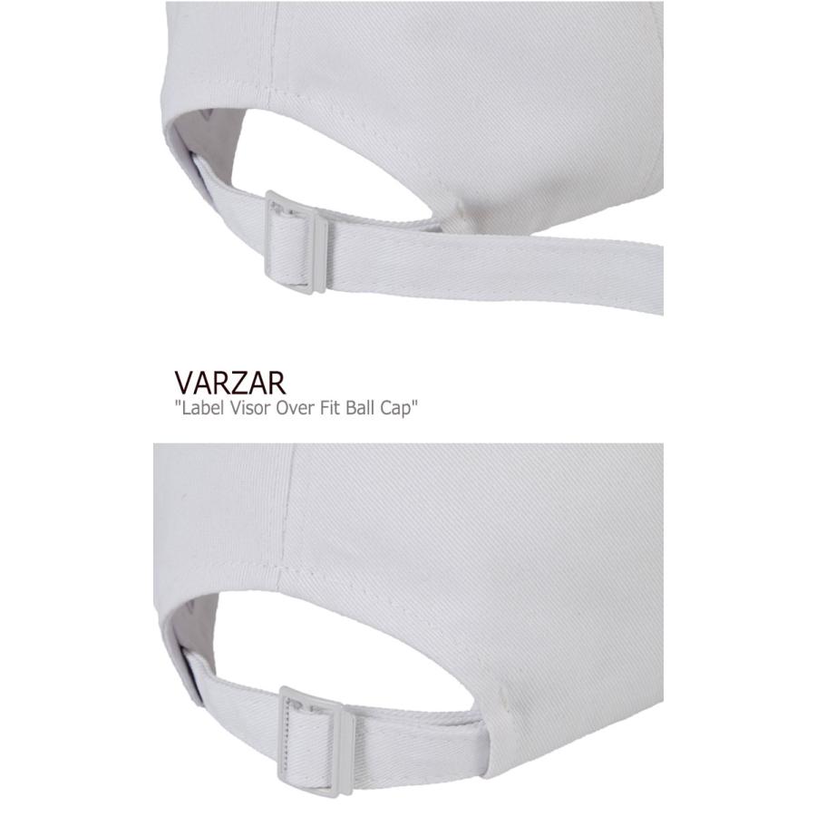 【即納/国内配送】バザール キャップ VARZAR 正規販売店 Label Visor Over Fit Ball Cap ラベル バイザー オーバーフィット ボールキャップ varzar647/8 ACC｜a-labs｜05