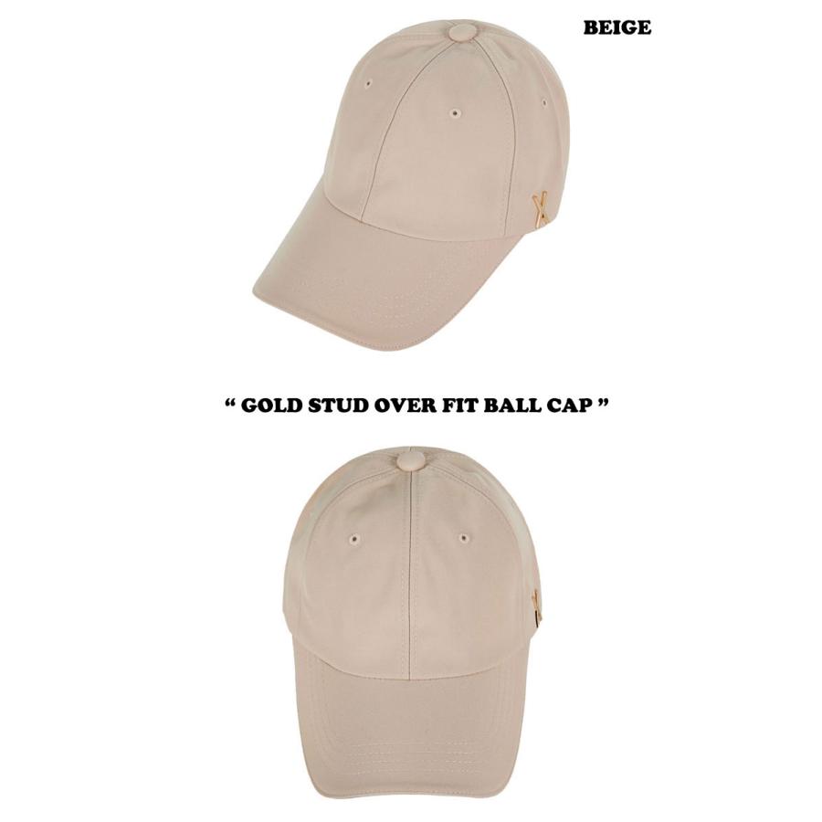 バザール キャップ VARZAR 正規販売店 GOLD STUD OVER FIT BALL CAP ゴールド スタッド ロゴ オーバーフィット ボールキャップ 全3色 varzar636/7/8 ACC｜a-labs｜02