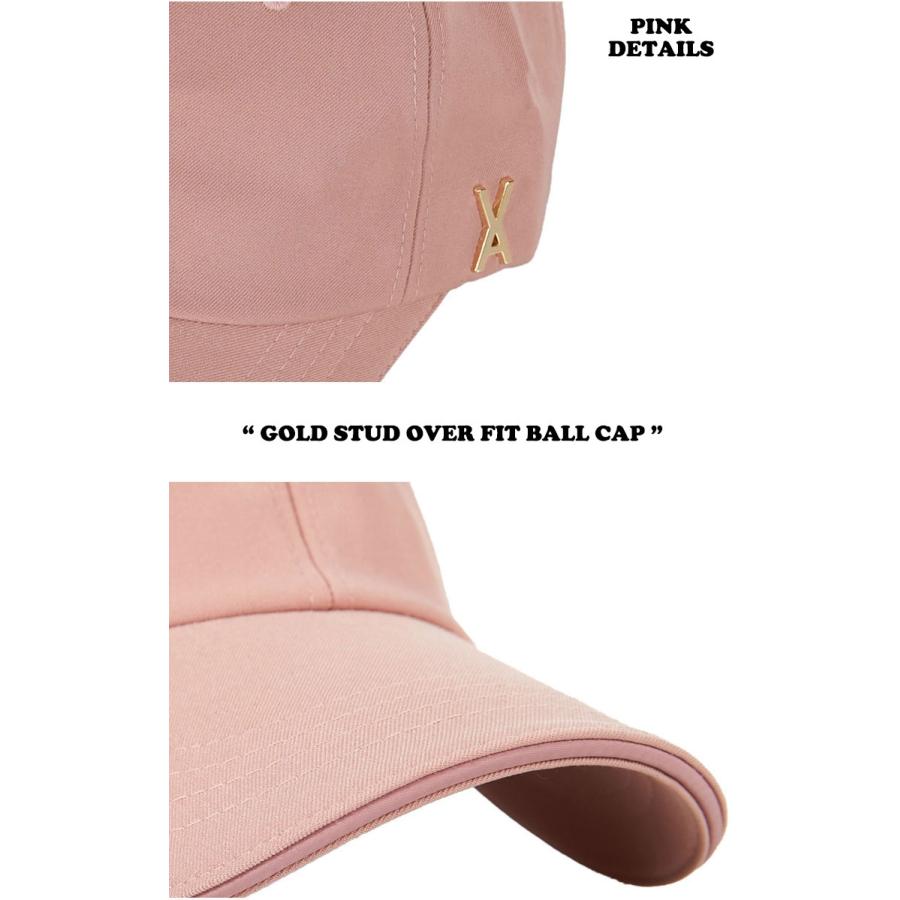 バザール キャップ VARZAR 正規販売店 GOLD STUD OVER FIT BALL CAP ゴールド スタッド ロゴ オーバーフィット ボールキャップ 全3色 varzar636/7/8 ACC｜a-labs｜05