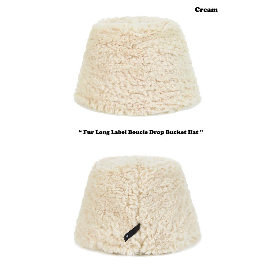 バザール バケットハット VARZAR 正規販売店 Fur Long Label Boucle Drop Bucket Hat 全4色 varzar900/1/2/3 ACC｜a-labs｜04