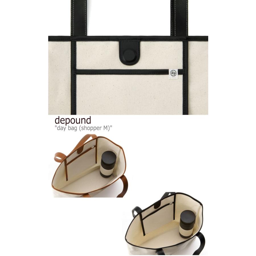 デパウンド トートバッグ depound メンズ レディース day bag (shopper M) デイバッグ ショッパー M CAMEL キャメル BLACK ブラック 301252123/7 バッグ｜a-labs｜03