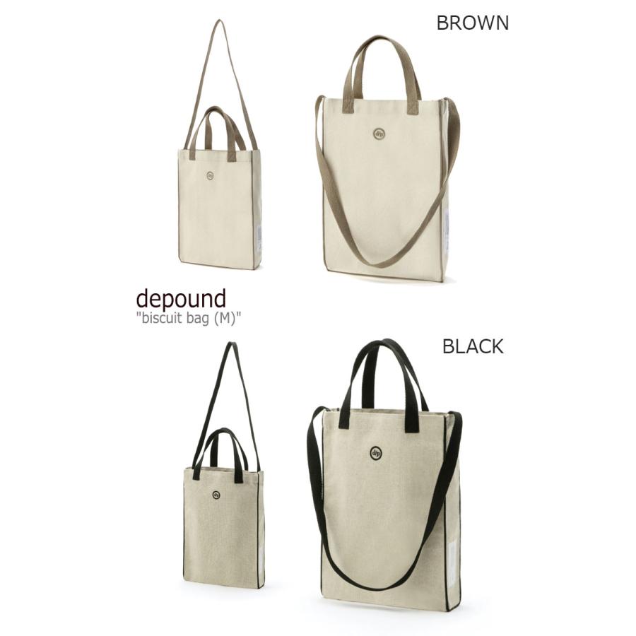 デパウンド ショルダーバッグ depound メンズ レディース biscuit bag (M) ビスケット バッグ M BROWN IVORY BLACK 300918236/43 301269517 バッグ｜a-labs｜02