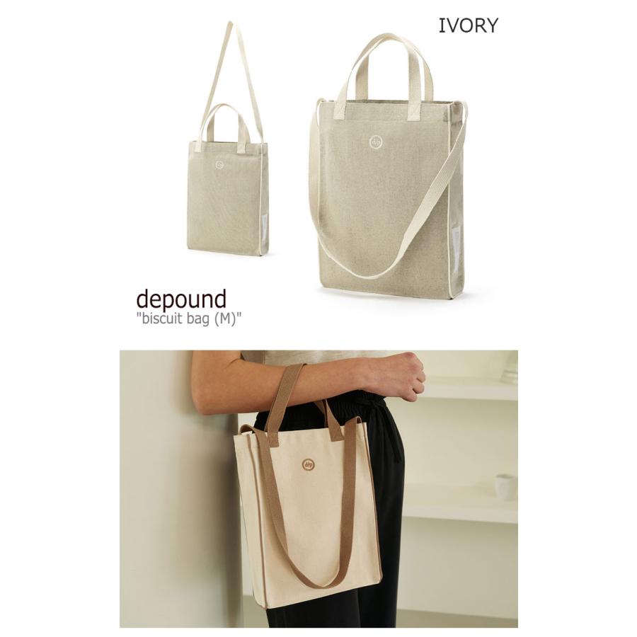 デパウンド ショルダーバッグ depound メンズ レディース biscuit bag (M) ビスケット バッグ M BROWN IVORY BLACK 300918236/43 301269517 バッグ｜a-labs｜03