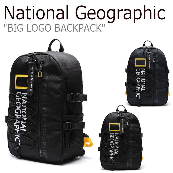 ナショナルジオグラフィック リュック NATIONAL GEOGRAPHIC BIG LOGO BACKPACK ビッグ ロゴ バックパック NAVY BLACK N205ABG920/020 1140541/2 バッグ