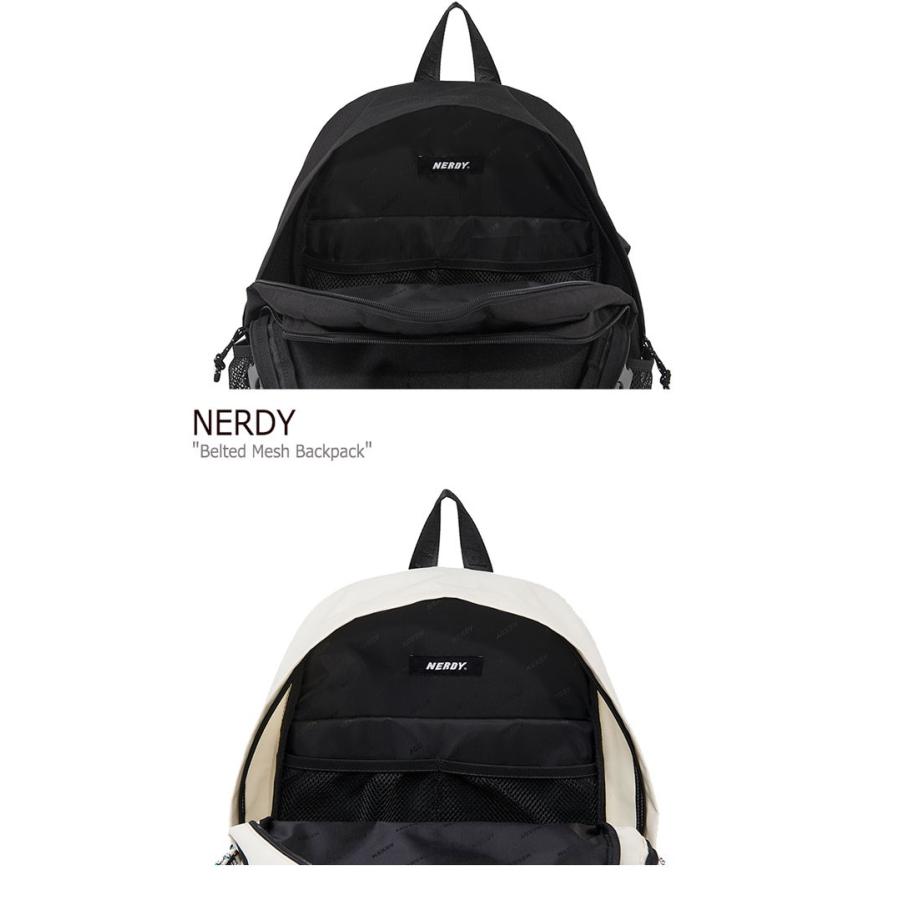ノルディ リュックサック NERDY Belted Standard Backpack ベルテッド スタンダード バックパック BLACK CREAM PNES20AA020101/201 ノルディー バッグ ノルディ リュックサック NERDY Belted Standard Backpack ベルテッド スタンダード バックパック BLACK CREAM PNES20AA020101/201