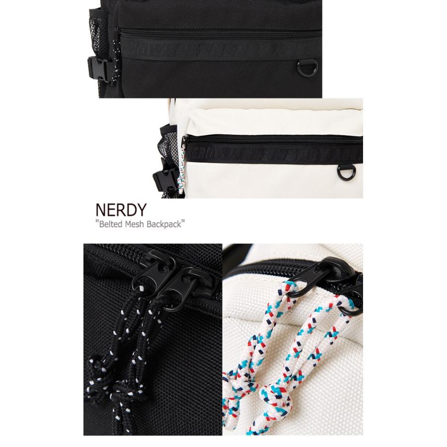 ノルディ リュックサック NERDY Belted Standard Backpack ベルテッド スタンダード バックパック BLACK CREAM PNES20AA020101/201 ノルディー バッグ ノルディ リュックサック NERDY Belted Standard Backpack ベルテッド スタンダード バックパック BLACK CREAM PNES20AA020101/201