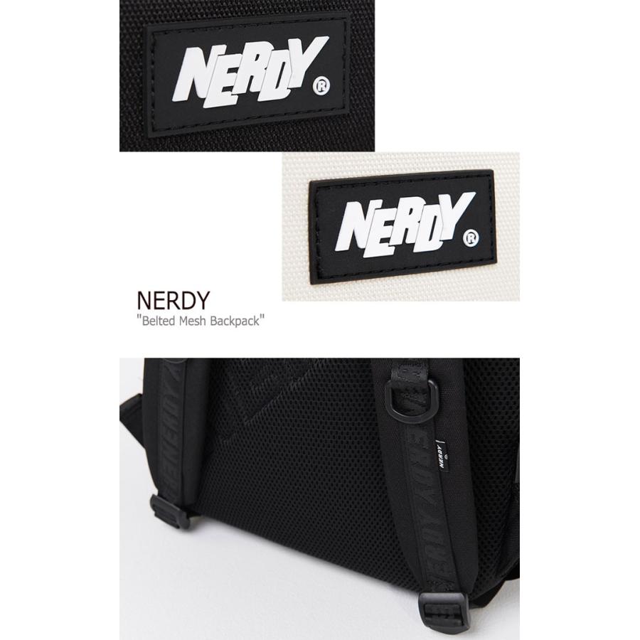ノルディ リュックサック NERDY Belted Standard Backpack ベルテッド スタンダード バックパック BLACK CREAM PNES20AA020101/201 ノルディー バッグ ノルディ リュックサック NERDY Belted Standard Backpack ベルテッド スタンダード バックパック BLACK CREAM PNES20AA020101/201
