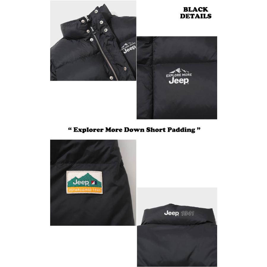 ジープ ダウン Jeep Explorer More Down Short Padding エクスプローラー モア ダウン ショート パディング BLACK ブラック GL5JPU495BK ウェア R1982342916(17382円)