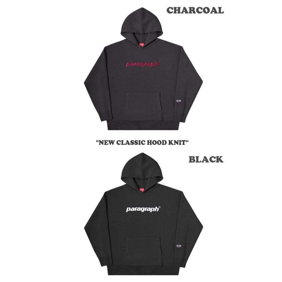 パラグラフ パーカー PARAGRAPH メンズ レディース NEW CLASSIC HOOD KNIT ニュー クラシック フードニット 全10色 PRG22 5973434350 ウェア パラグラフ パーカー PARAGRAPH メンズ レディース NEW CLASSIC HOOD KNIT ニュー クラシック フードニット 全10色 PRG22