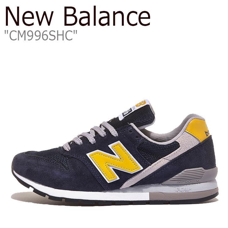 激安の ニューバランス スニーカー New Balance メンズ レディース Cm 996 Shc Navy ネイビー Yellow イエロー Cm996shc シューズ 新品未使用 新古品 信頼 Mail Alrayan University Edu Ye