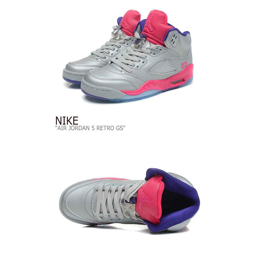 jordan 5 pink grey