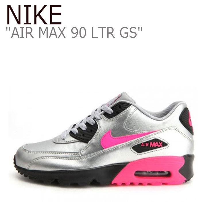 ナイキ エアマックス スニーカー Nike レディース Air Max 90 Ltr Gs エアマックス90 Ltr Gs Silver Pink シルバー ピンク 3376 004 シューズ Sn Nk A Labs 通販 Yahoo ショッピング