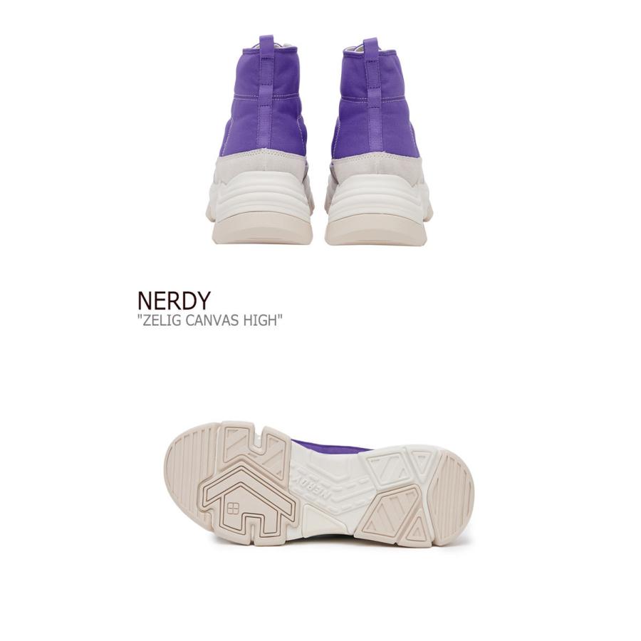 ノルディ スニーカー NERDY ZELIG CANVAS HIGH ゼリグ キャンバス ハイ BLACK PURPLE IVORY ノルディー PNES21AE10010/170/030 シューズ ノルディ スニーカー NERDY ZELIG CANVAS HIGH ゼリグ キャンバス ハイ BLACK PURPLE IVORY ノルディー PNES21AE10010/170/030