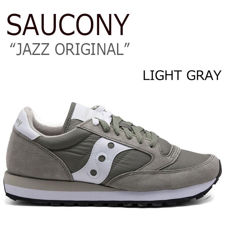 超歓迎 メンズ Saucony スニーカー サッカニー Gray ジャズオリジナル Saucony スニーカー サッカニー レディース シューズ S44 355 ライトグレー Gray Light オリジナル ジャズ Original Jazz シューズ Aquabarroso Com