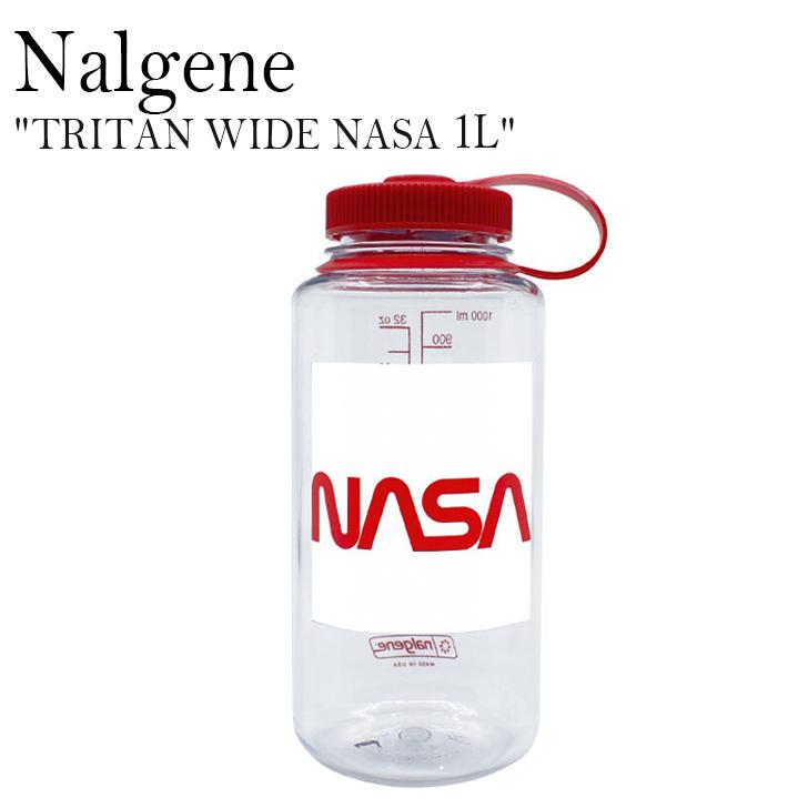 Nalgene ボトル 水筒 広口 ボトルケース ナルゲン TRITAN WIDE NASA 1L トライタン ナサ ワイド 軽量 目盛り 運動 持ち運び アウトドア 1色 1553422 OTTD｜a-labs