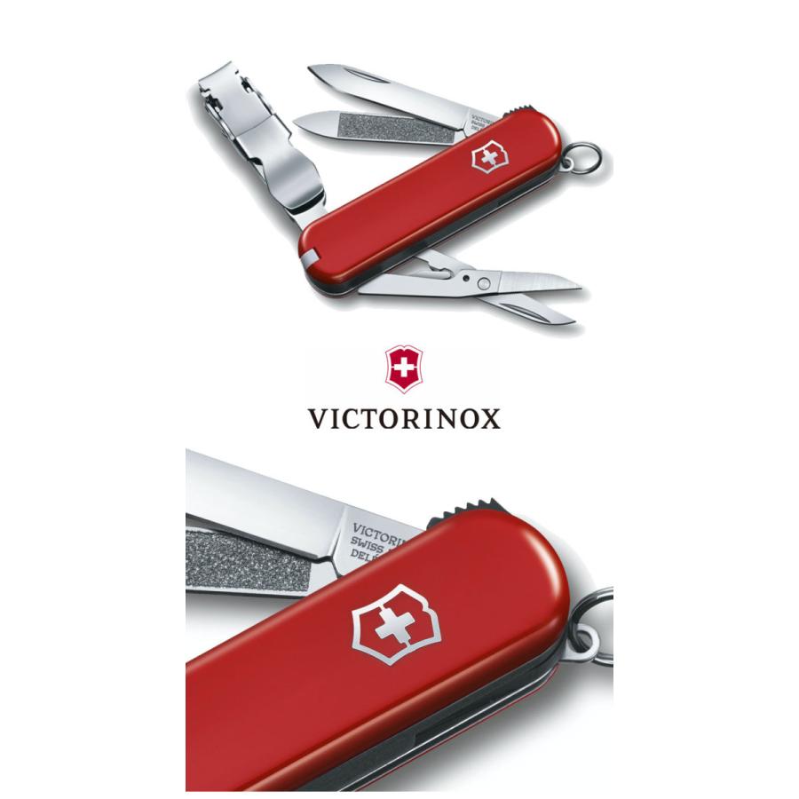 VICTORINOX ナイフ 万能ナイフ ビクトリノックス ネイルクリップ 580 マルチツール コンパクト 小型 折りたたみ アウトドア キャンプ 軽量 レッド 0.6463 OTTD｜a-labs｜02