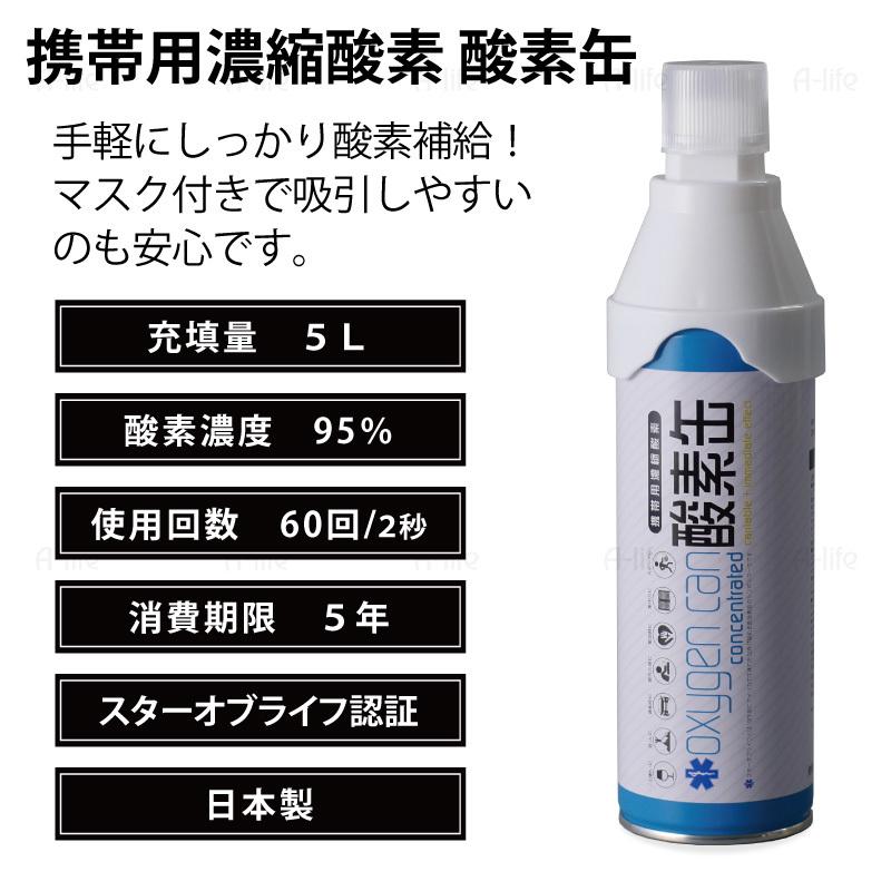 最大95%OFFクーポン酸素缶 日本製 5L 救急 スターオブライフ認証 酸素マスク ５リットル 集中力 疲労 酸欠 酸素 酸素吸入 スポーツ  二日酔い ３本 高濃度酸素 エマージェンシーグッズ