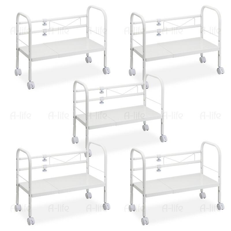 オフィス デスク 下 収納 フリーラック 伸縮タイプ 5個セット【収納