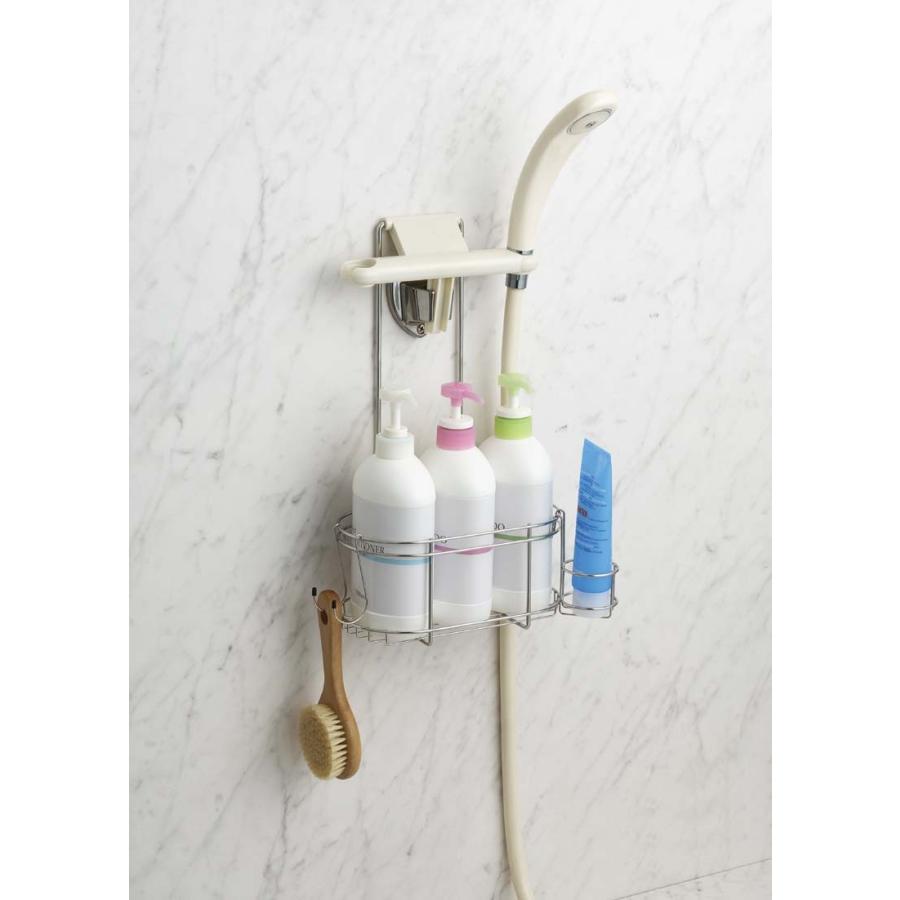 送料無料 ステンレス シャワーラック 1段 バス 収納 バスラック バス