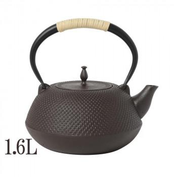 南部鉄器　IRONCRAFT　IH対応鉄瓶　膳　茶(小)　1.6L　MT-204