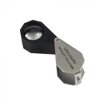 送料無料  MIZAR(ミザールテック) 10倍 検査用ルーペ LEDライト付 W-10LED  10倍の高倍率メタルルーペ MIZAR(ミザールテック) 10倍 検査用ルーペ LEDライト付 W-10LED : A