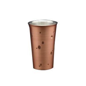 爆買 新光堂 雪月花 純銅 手打ちタンブラー 淡雪 350ml CF-62-1