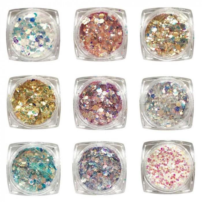 Calluna グリッター103 サロン専売品 ネイルパーツ アソート大容量パック 9種類 代引き不可 Erhverv Lifepeaks Dk