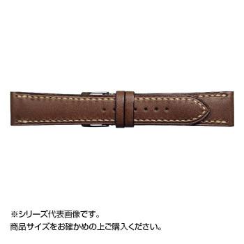 Emitta (エミッタ) 時計バンド ブッテーロ手縫い 20mm ブラウン (美錠:銀) EBH-B20