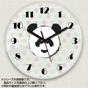 Myclo マイクロ 壁掛け時計 アクリル素材 クリア 丸型 30cm パンダ ドット Com1451 代引き不可 T3ab A Life Shop 通販 Yahoo ショッピング
