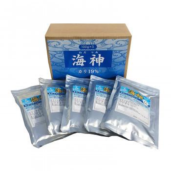 爆買 川合肥料　海藻系活力材　海神　100g×5 代引き不可