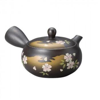 急須セット2点 富仙黒泥浅袋桜急須 370cc Y-820 : A-life Shop - 通販 - Yahoo
